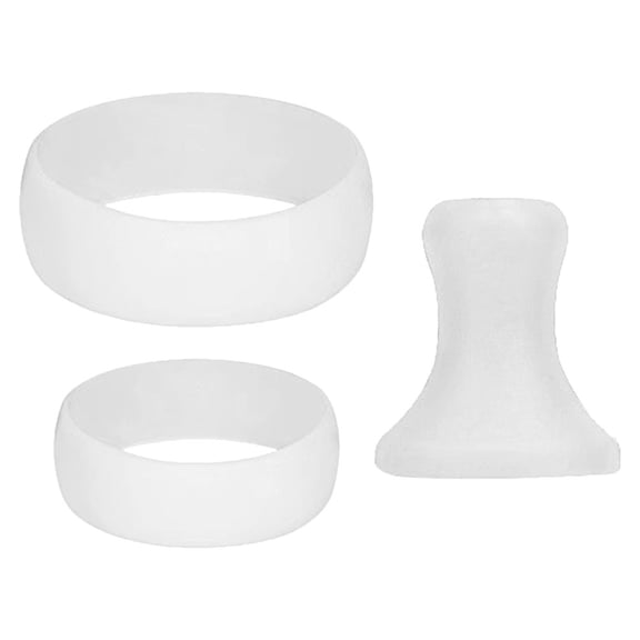 HOMEMAXS  3 Pcs Cucurbit Flute Supply Protective Sleeve Instrument Musical White