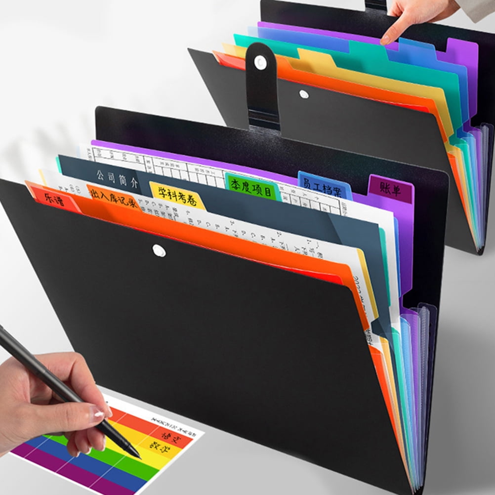 3 Pcs Heavy Duty Expanding File Folder Storage Pack Office - Walmart.com