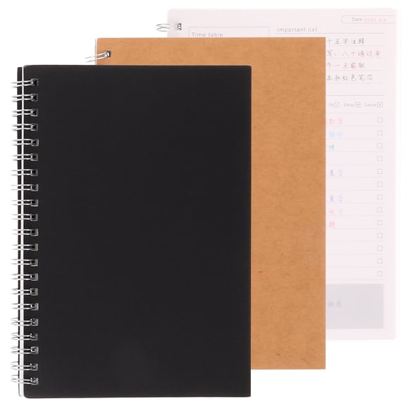 GARVALON Personal Finance Books Practical Design For Daily Use 3Pcs 7.47X5.11X0.59In