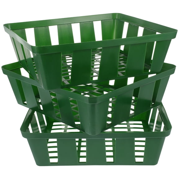 Minkissy Planters For Indoor Plants PP 3Pcs 9.1X8.3X2.8In