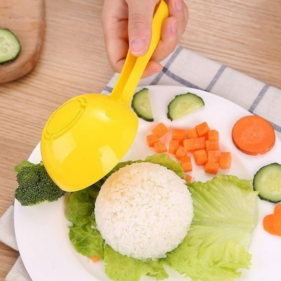 HOMEMAXS 3 Pcs Rice Spoon Serving Spoons Spatula Sushi Compact