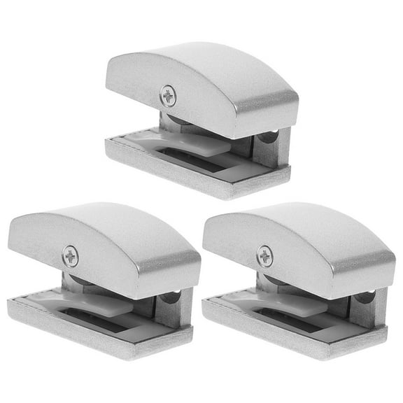 HOMEMAXS  3 Pcs Shower Door Guides for Glass Sliding Doors Stop Bottom