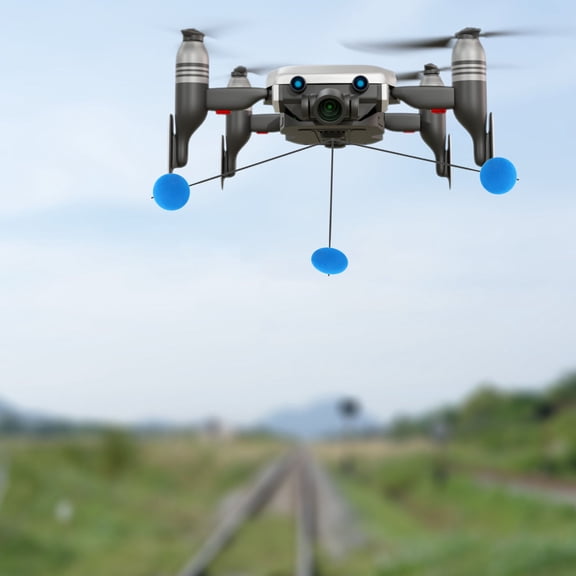 HOMEMAXS 3 Sets Kids Flying Toy Landing Training Kit Helicopter Gear Foam Balls for