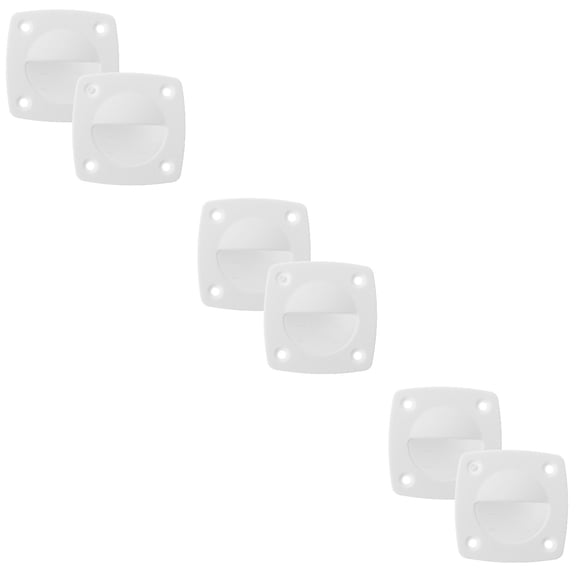 HOMEMAXS 3 Sets Marine Boat Flush Pulls Latch Nylon Recessed Hatch Pulls Buckle Boat Hatch Handle