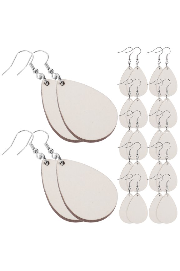 30 Pcs Circular Sublimation Earrings 3.60X2.50X0.30CM