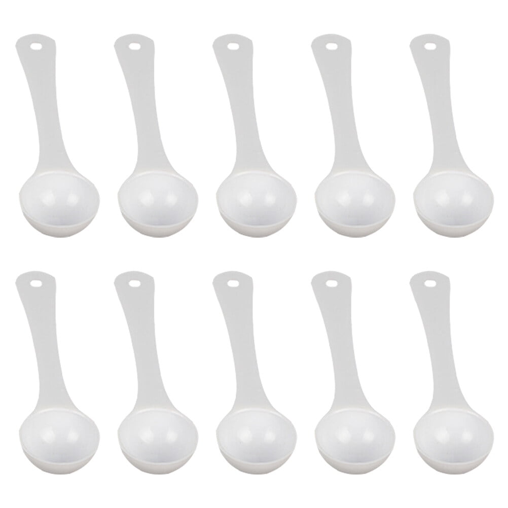 HOMEMAXS 30 Pcs Pet Medicine Scoops Measuring Cup Spoons 1 Gram Powder