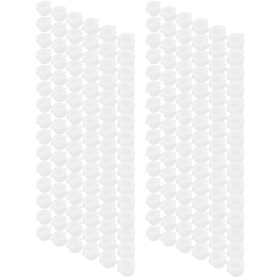 GARVALON Pigment Box 30Pcs 6.6x1In Pe Transparent for Art Materials