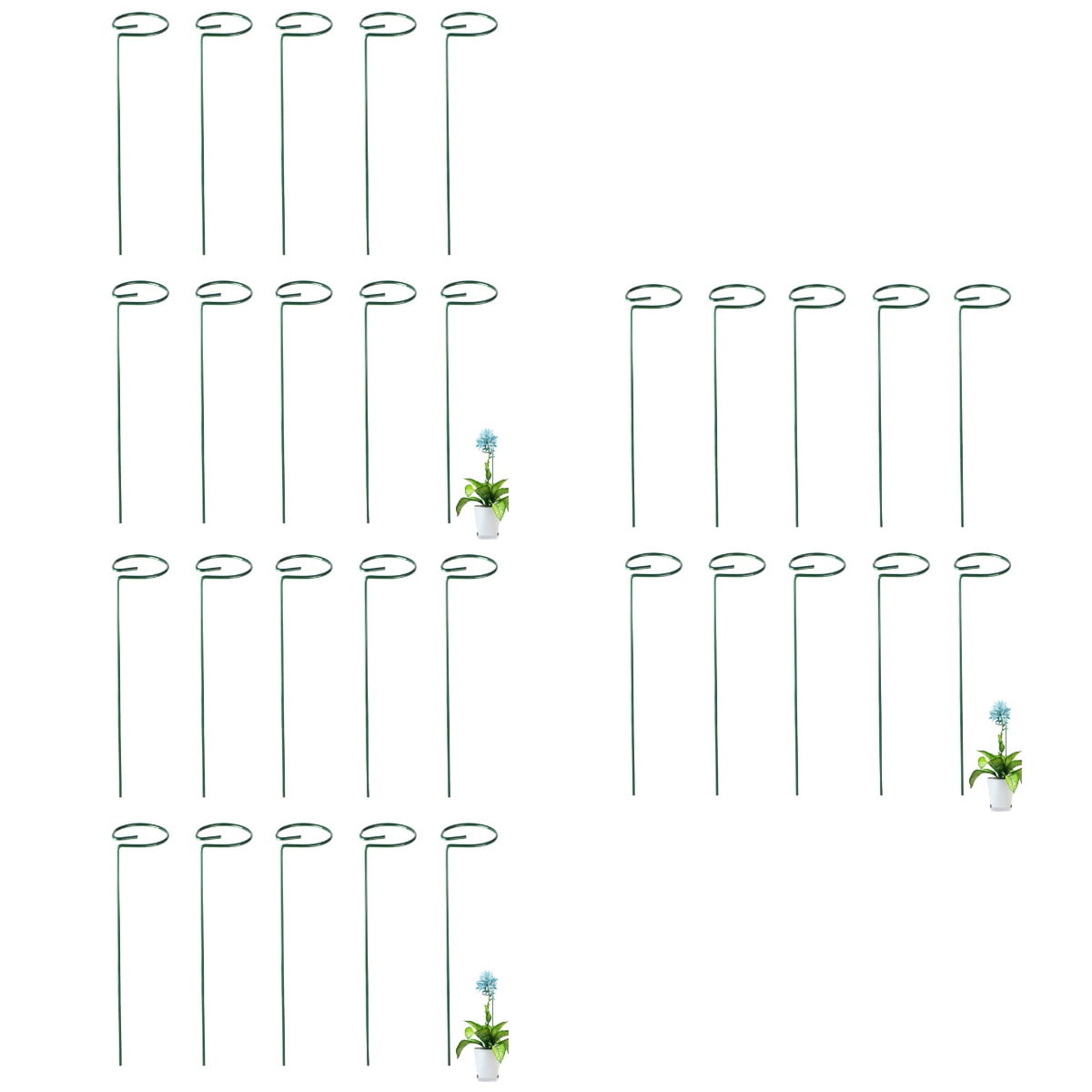 HOMEMAXS 30 Pcs  Potted Plant Flower Support Green Plant Climbing Frame Flower Vine Support Rack
