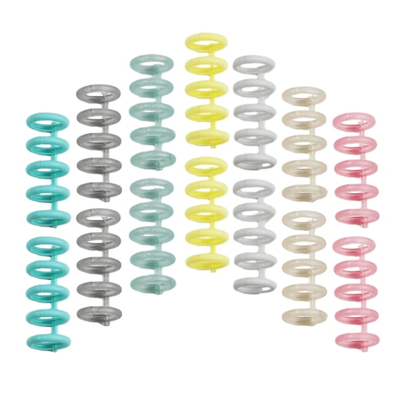 VERDANVERSE 30-Pack Flexible Plastic Binder for Notebooks, Spiral Binding, Page Turning and Organizing