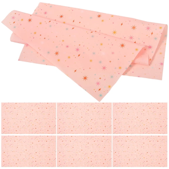 HOMEMAXS  30 Sheets Gift Wrapping Paper Tissue Papers Neon Flower Bouquet