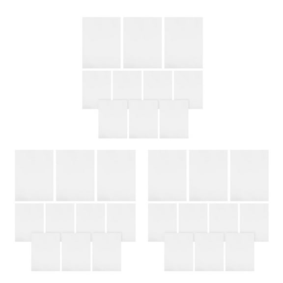 HOMEMAXS 30 Sheets  Transparent Double-Sided Tape Double Sided Clear Adhesive Pads Sticky Sheet Poster Tape Double Sided Adhesive Pads For Mounting (A4)