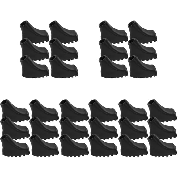 HOMEMAXS 30 pcs  Trekking Pole Rubber Tips Crutch Tips Anti-skid Cane Foot Cover Walking Stick Foot Pad