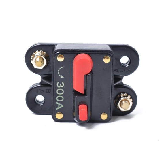 VERDANVERSE Resettable Fuse Interrupter Circuit Breaker Black Alloy 1Pcs