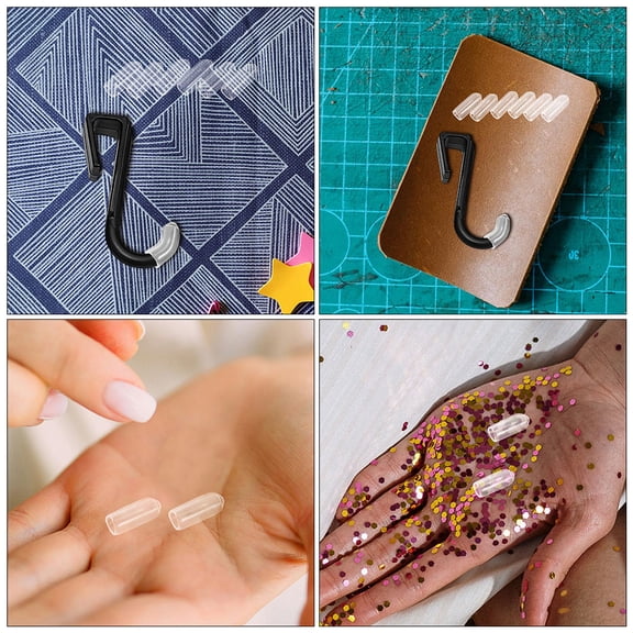 HOMEMAXS 300pcs Pegboard Hooks Caps Protector Pegboard Hook Tip End Cap Cover For Pegboard Protective End Caps For Supermarket Storage Racks