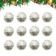 thumbnail image 1 of HOMEMAXS 30pcs 20mm Stylish Metal Buckle Hollow-out Button Handcraft Tools Down Button DIY Sewing Buttons for Decor Use (Silver), 1 of 6