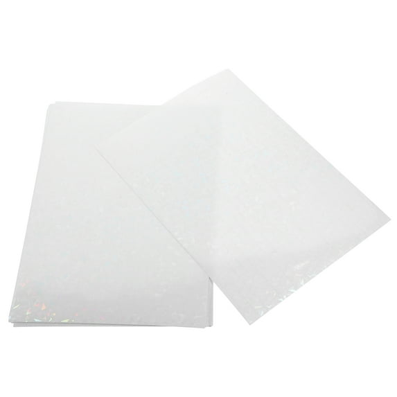 HOMEMAXS 30pcs Holographic Cold Laminated Self Adhesive Sticker Film