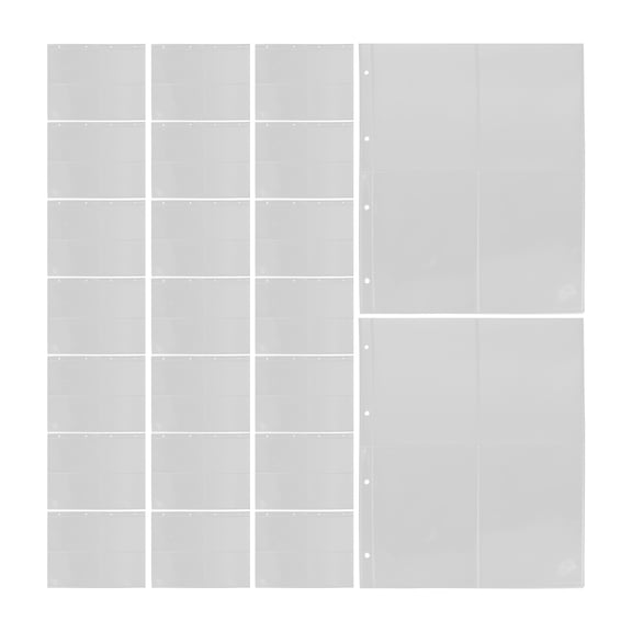 VERDANVERSE sheet protectors Card Sleeves Pages for Collectors Organization Study 30pcs