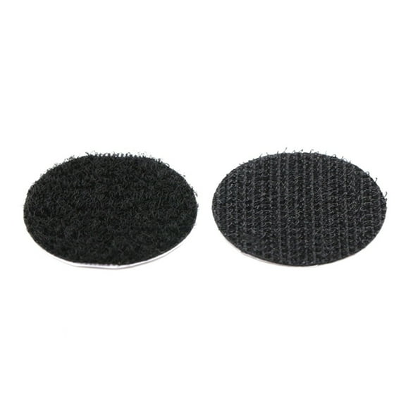 30pcs/pack Hook and Loop Pads Non-slip Carpet Gripper for Corners and Edges(Round)