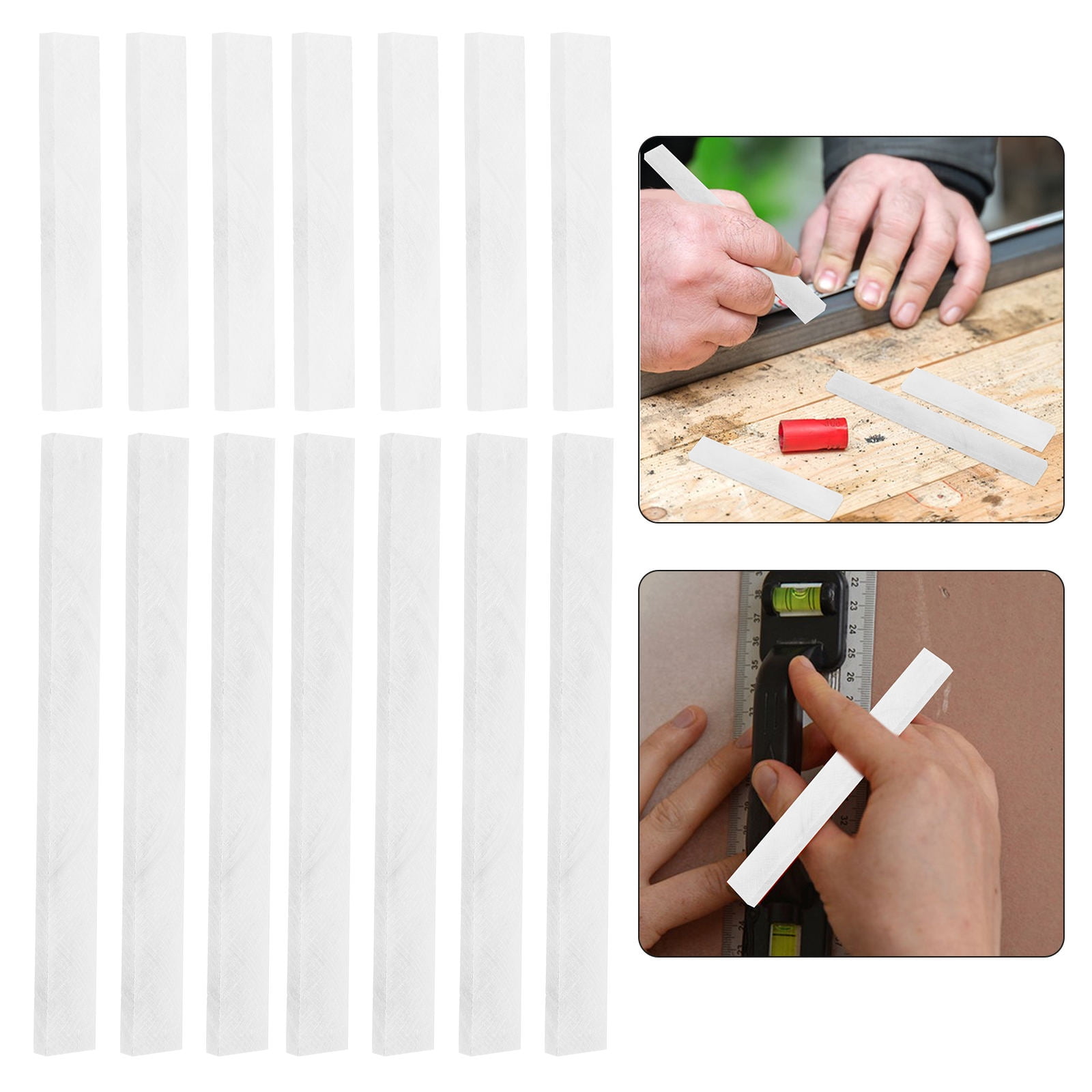 HOMEMAXS 32pcs White Soapstone Pen Natural Welding Chalk Draw Soapstone Pencil Soapstone Marker