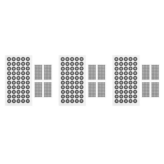 HOMEMAXS 3pcs 3d Scanning Markers 5 Sheets Reference Marker Points Reflective Film Positioning Markers 3d Scanner Targets Marking Points For 3d Scanner Supplies 50 Dots Per Sheet 0.15mm