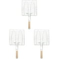 thumbnail image 1 of HOMEMAXS 3pcs Camping Grilling Basket Grill Mesh Rack Vegetable Grill Mesh Meat Grill Rack Clip Style Grill Mesh, 1 of 6
