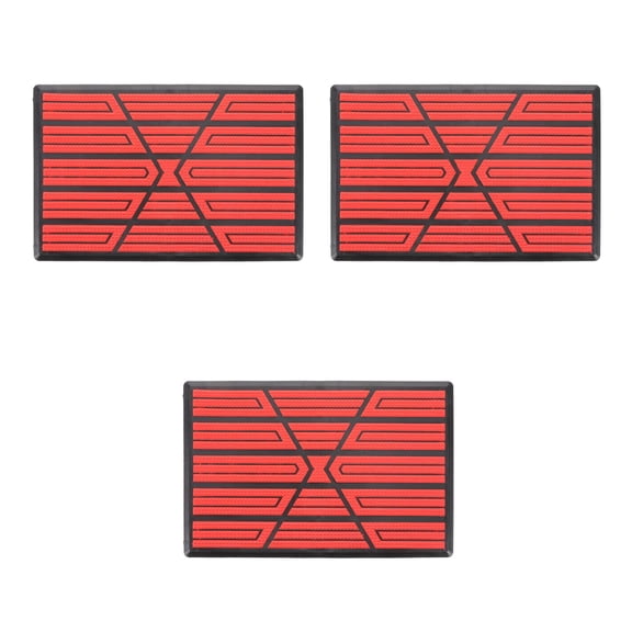 HOMEMAXS 3pcs Foot Rest Pedal Pad Car Floor Carpet Mat Patch Easy Installation And Replacement Car Carpet Protector Pad Car Foot Pedals Pad