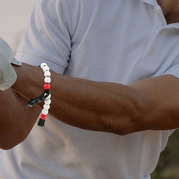 HOMEMAXS 3pcs Golf Shot Counter Golfs Scoring Bead Golf Beads Count Golfs Scoring Lanyard Wristlet Golfs Score Counter Golfing Supplies