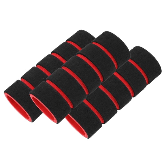 STRANDCHIC 3Pcs Durable Black Sponge Bar Protector Covers for t Bar and Gym Equipment