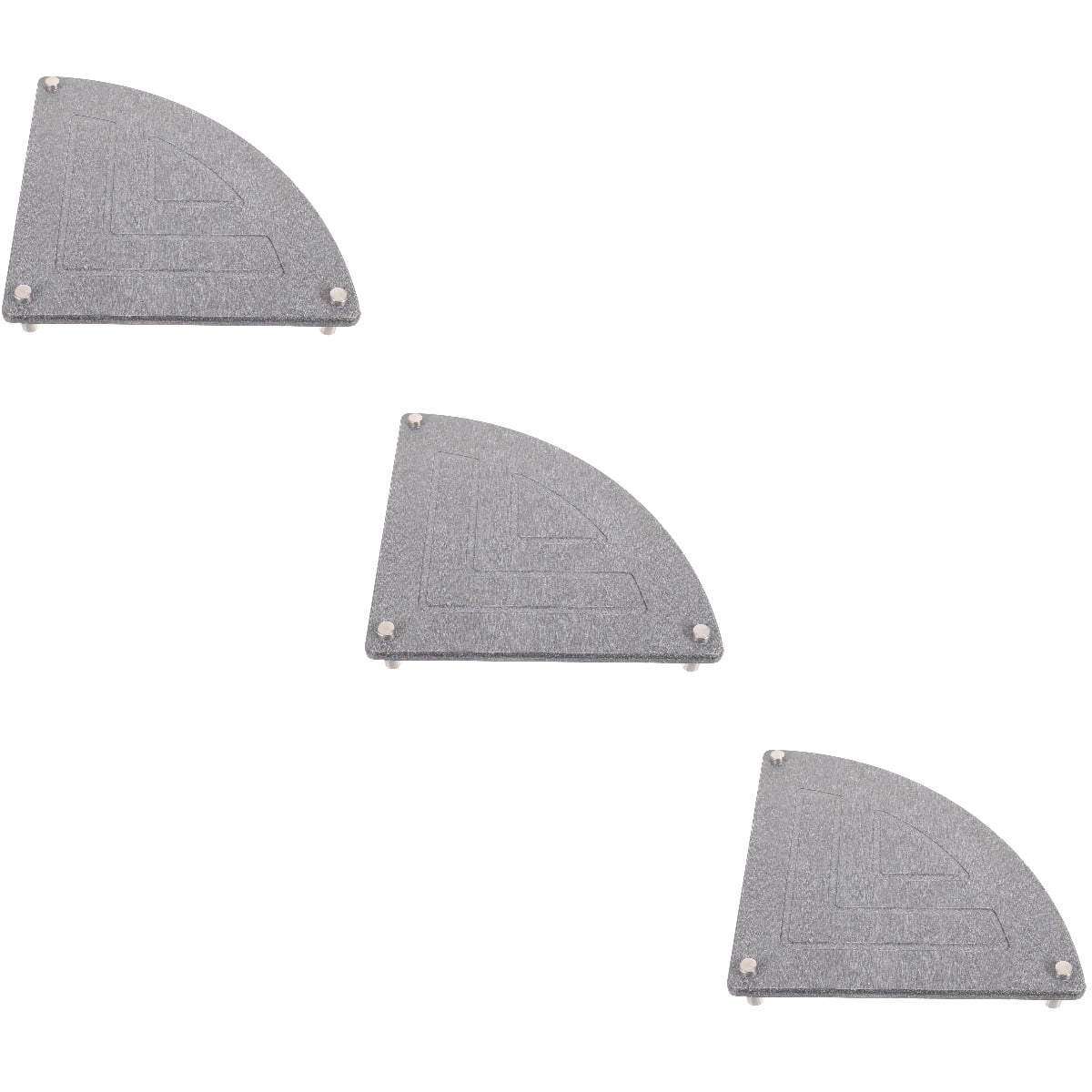 3pcs Kitchen Countertop Drying Rack Corner Rack Sink Sponge Drying ...