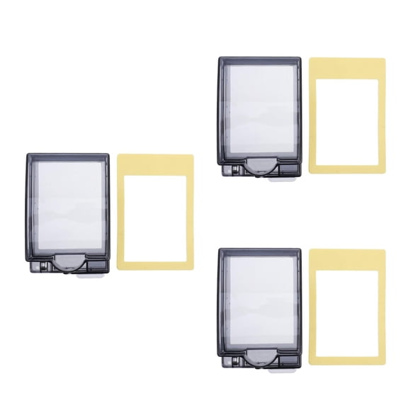HOMEMAXS 3pcs Light Switch Cover Weatherproof Electrical Box Switch Guard Children Outdoor Power Outlet Cover Clear Switch Protector For Bathroom