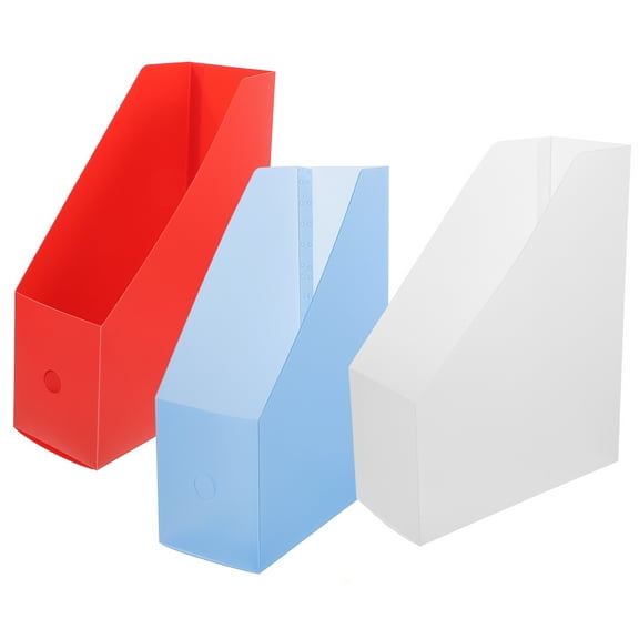 IFANLANDOR Blue Documents Holder Home 3Pcs 11.8x9.1x3.9in