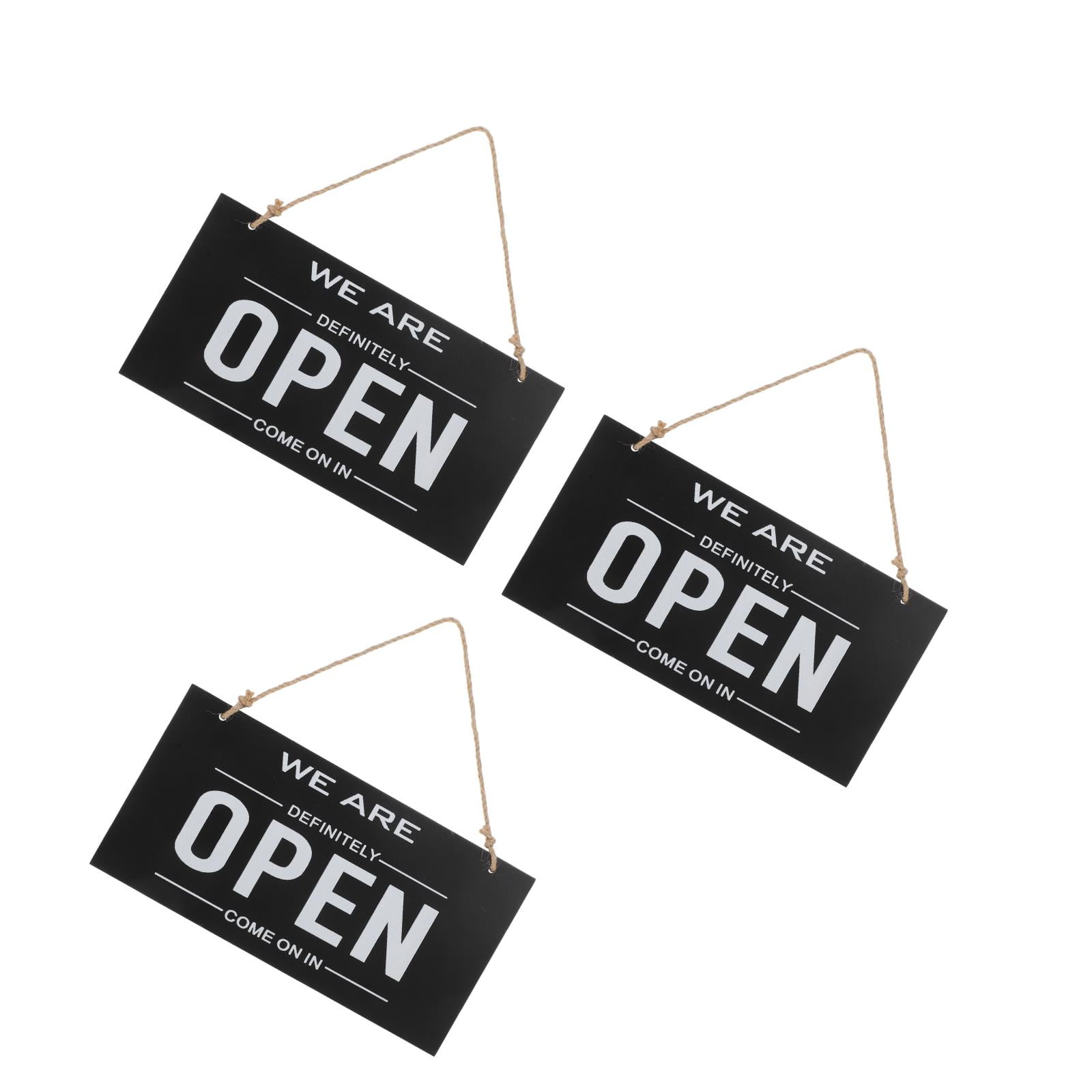 HOMEMAXS 3pcs Open Sign Business Window Open Sign Open And Close Sign ...