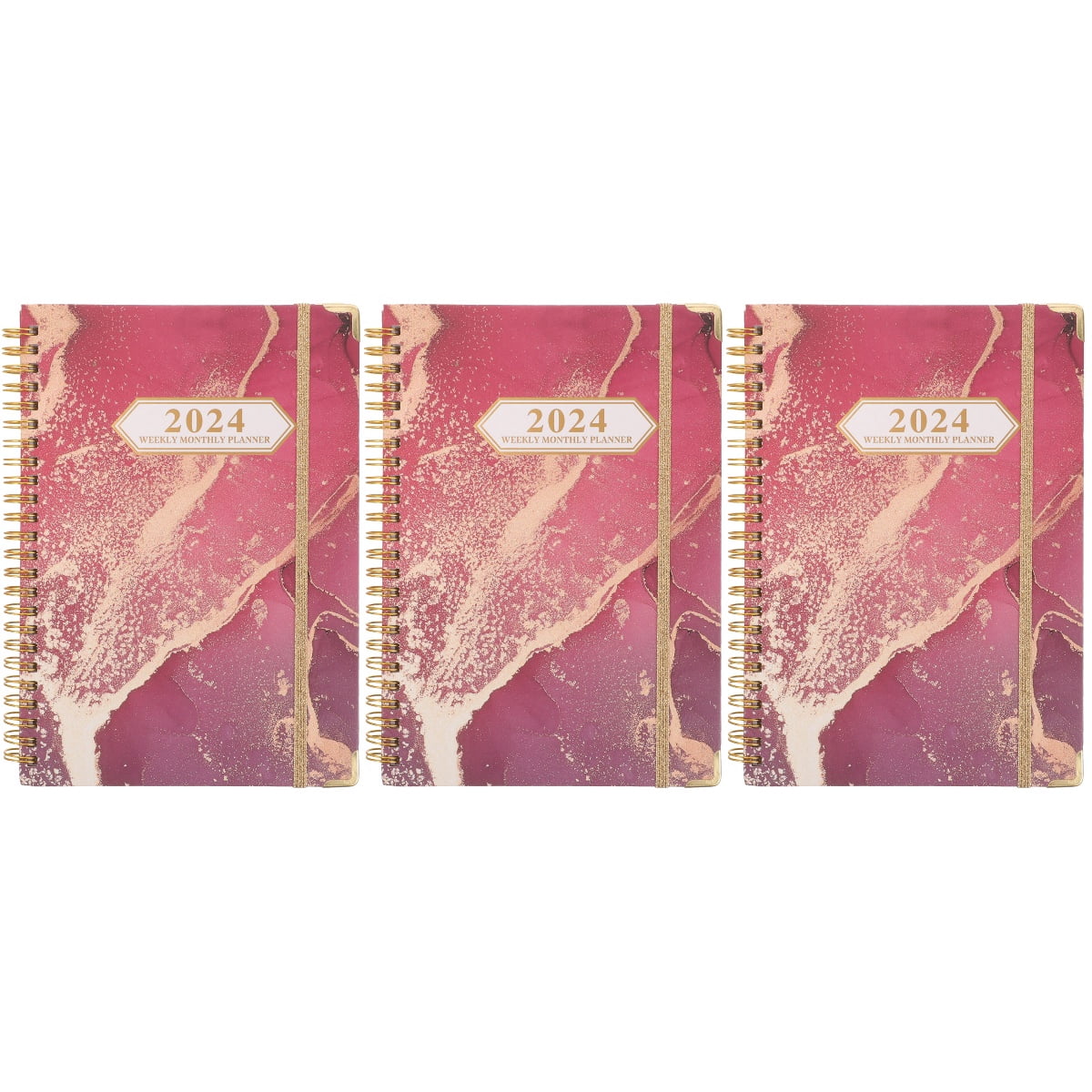 3pcs Planner Notebook Daily Planner Notepad 2024 Daily Planner 2024 ...