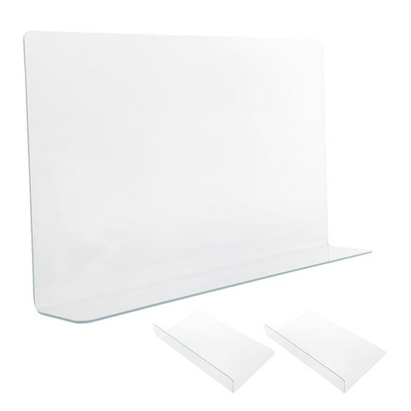 Shower Splash Guard for Home Use PVC Transparent Keeps Bathroom Dry 3pcs