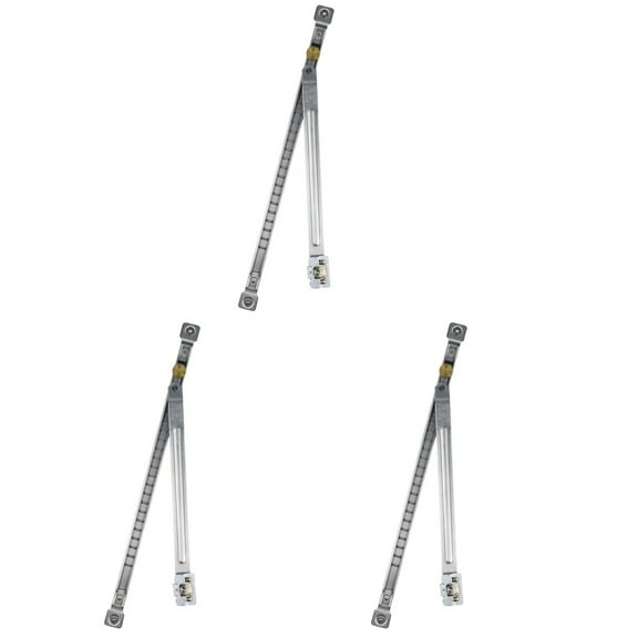 HOMEMAXS 3-Pack Sliding Window Security Bars Adjustable Window Limiters for Enhanced Home Safety and Window