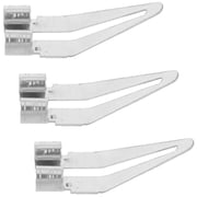 3pcs Smoothing Tip for Plastic Welding Car Bumper Restoration Accessory Quick Cooling Design Compatible with Various Soldering Iron for Auto Body
