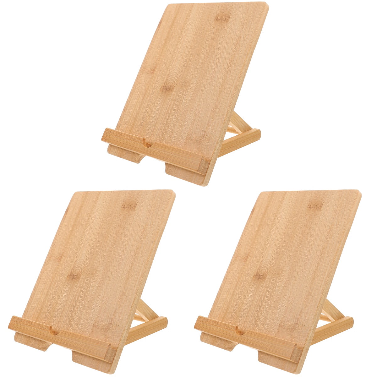 Climberty® 3Pcs Acrylic Sign Holder With Wood Base Wooden Sign Holder, 5x7 Inch Clear Acrylic - View #7