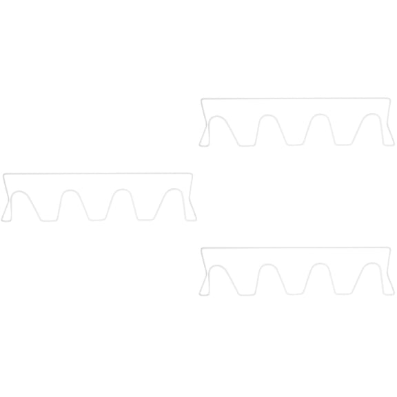 HOMEMAXS 3pcs Wall Shoe Rack No Punching Wall Mounted Shoe Shoe Organization