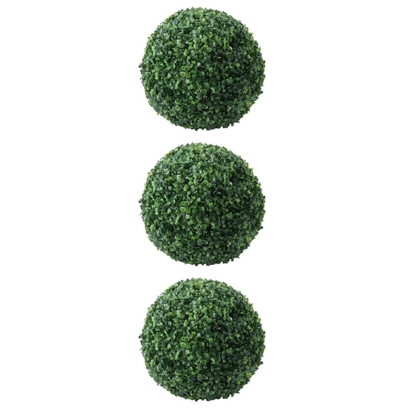 STRANDCHIC Hanging Plant Balls Green Topiary for Indoor and Outdoor Decor 3Pcs