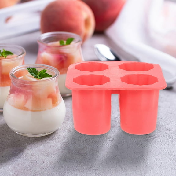HOMEMAXS 4 Cup Shape Shooter Ice Cube Tray Summer Cool Mold