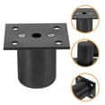 thumbnail image 1 of HOMEMAXS  4 Pcs Adjustable Furniture Feet Fitting Risers Office Black, 1 of 8