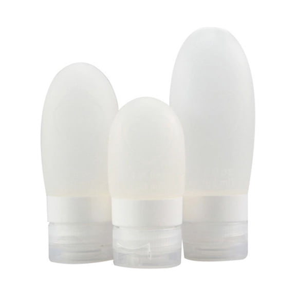 4 Pcs Airless Pump Jar Refillable Travel Bottles Storage Containers Lotion
