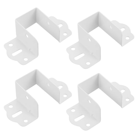 HOMEMAXS 4 Pcs Bed Hardware Accessories Rail Bracket Bed-rail Hook Frames