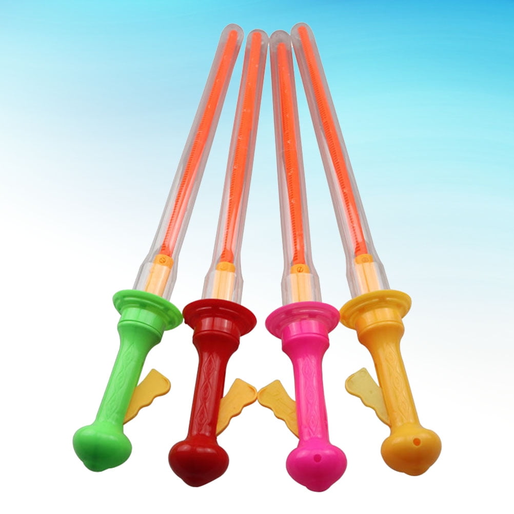 4 Pcs Bubble Sword Toys Bubble Wands Child 46.00X5.50X5.50CM