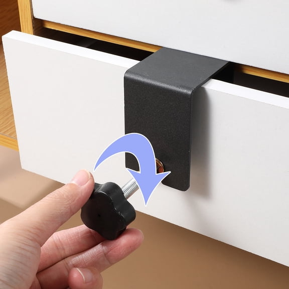 HOMEMAXS 4 Pcs C-clamp Clamps Fixed Clip Holder 7.50X6.00X5.20CM Black