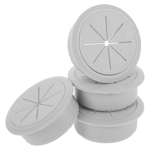 HOMEMAXS 4 Pcs Chip Holder Rice Wiring Box Office 7.20X7.20X2.70CM White