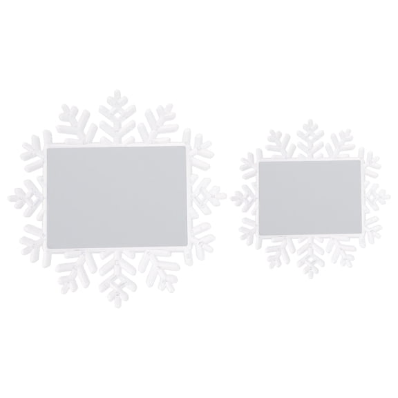 HOMEMAXS 4 Pcs Christmas Theme Picture Frame Hanging Ornament Exquisite Xmas Photo Frame
