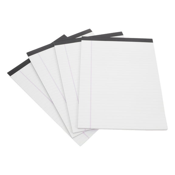 4 Pcs College Ruled Filler Paper for Writing Notes Office White