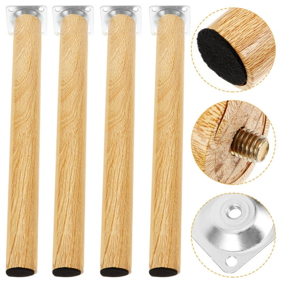 HOMEMAXS 4 Pcs Dining Stand Table Legs Elevated Rack 30.70X3.10X3.10CM ...