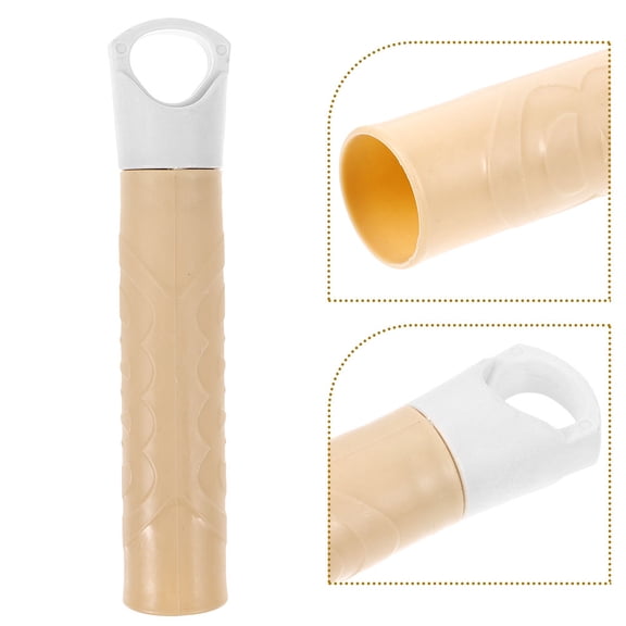4 Pcs Grip Cleaner Broom Accessories 13.20X2.60X2.50CM Khaki